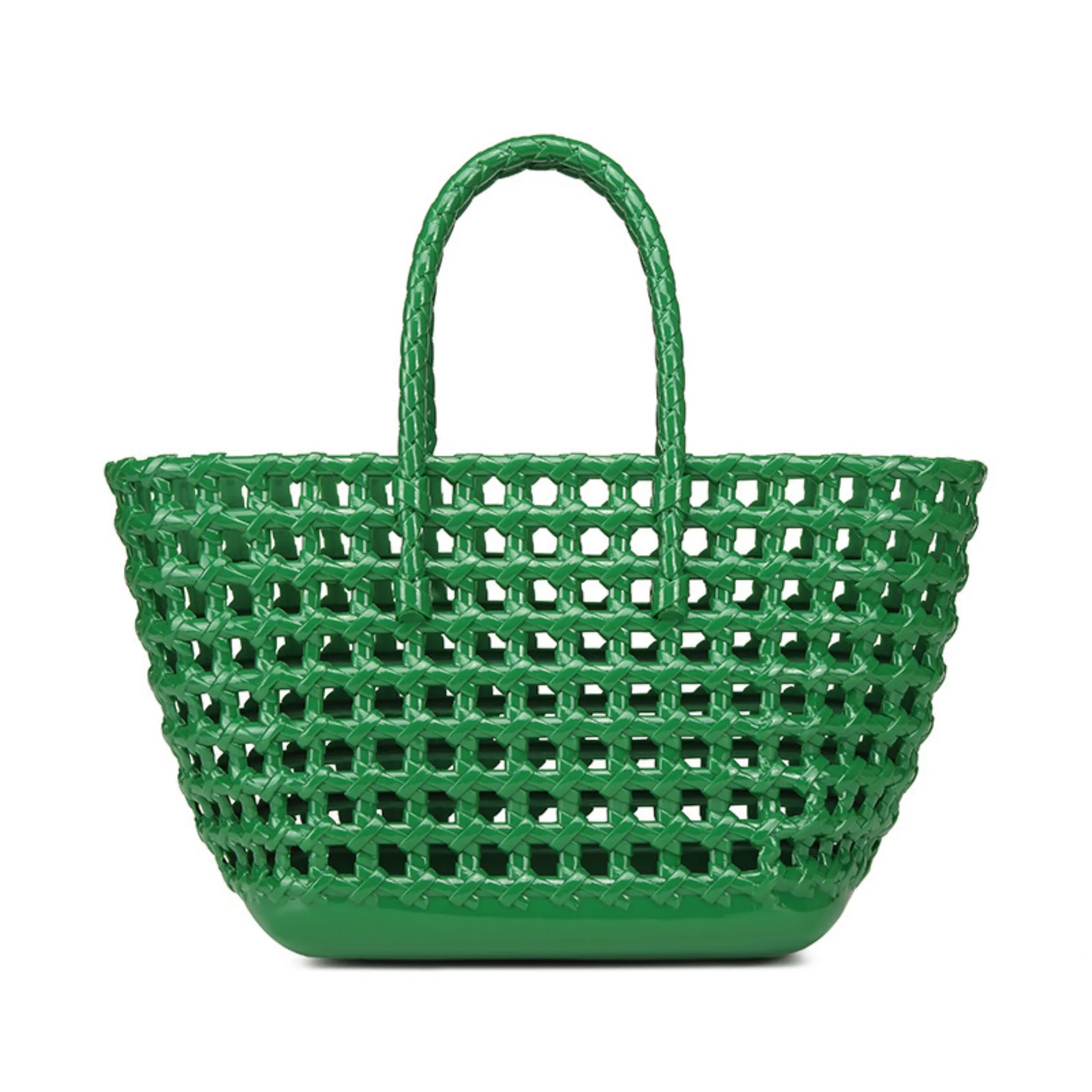 PVC Imitation Woven Handbag 3