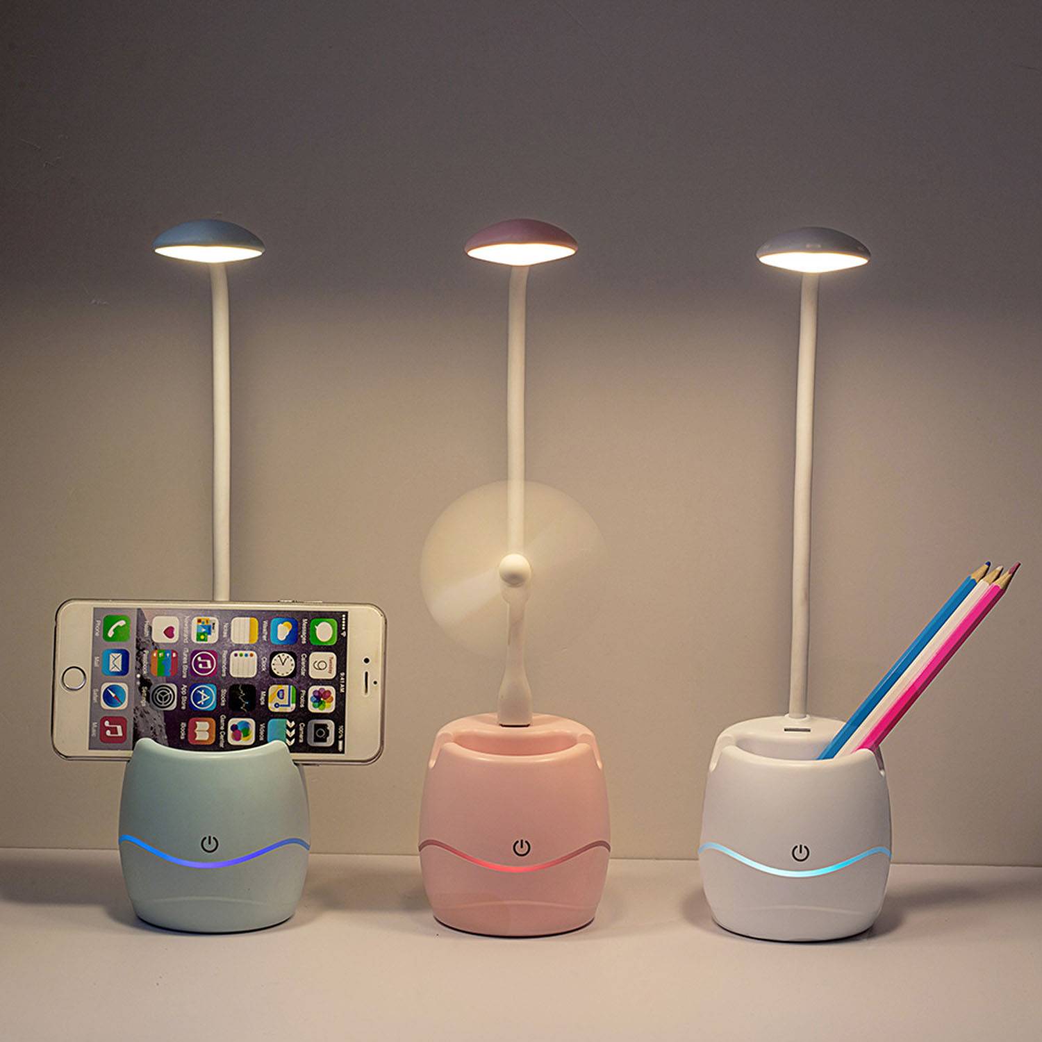 Multifunction LED Nightlight W/ Phone Stander/ Eye Protect 7