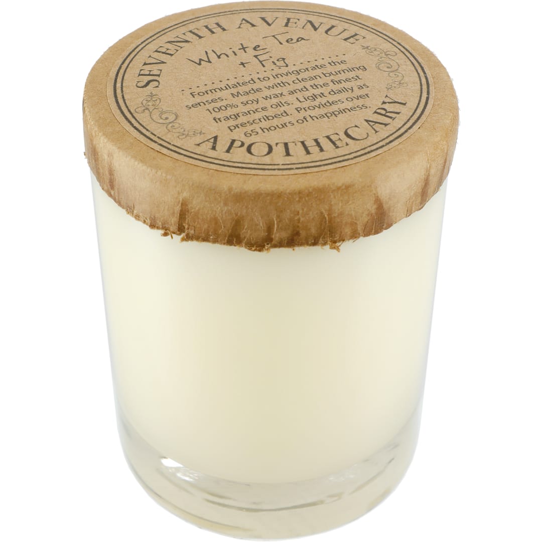 White Tea and Fig 11 oz Glass Jar Candle 38