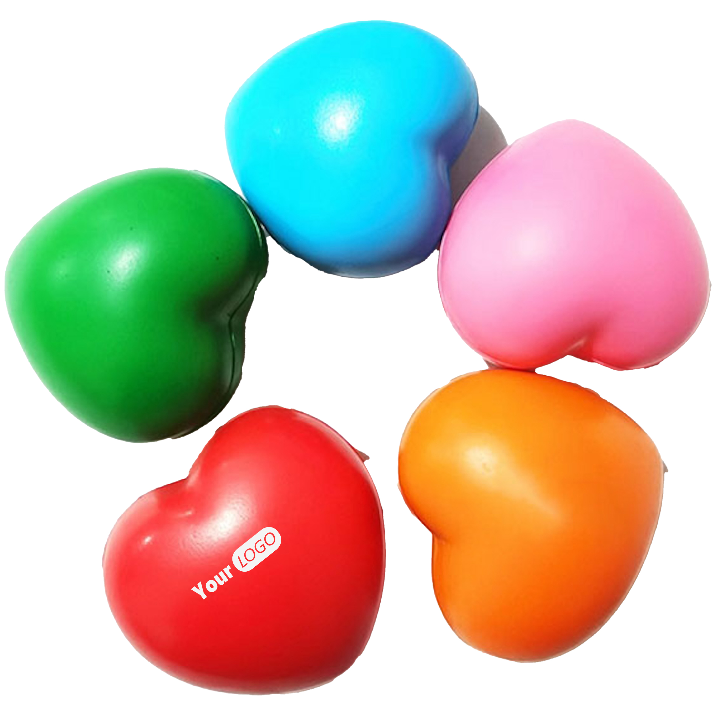 Pu Love-Shaped Stress Ball 2