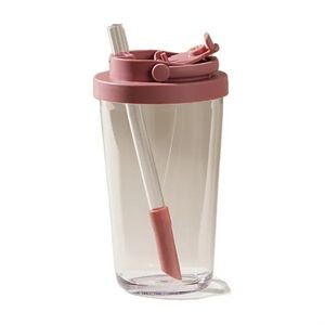 24oz Sippable Pearl Milk Tea Stretchable Straw Mug 2