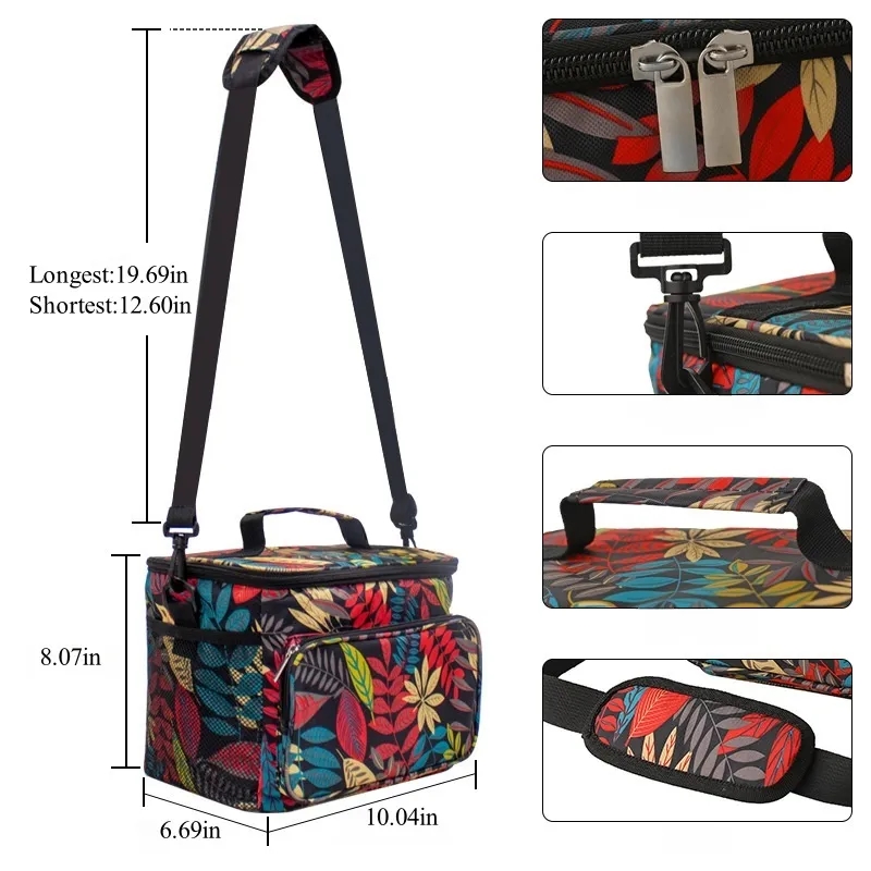 Portable Insulated Cooler Bag Outdoor Camping Picnic Lunch B 3