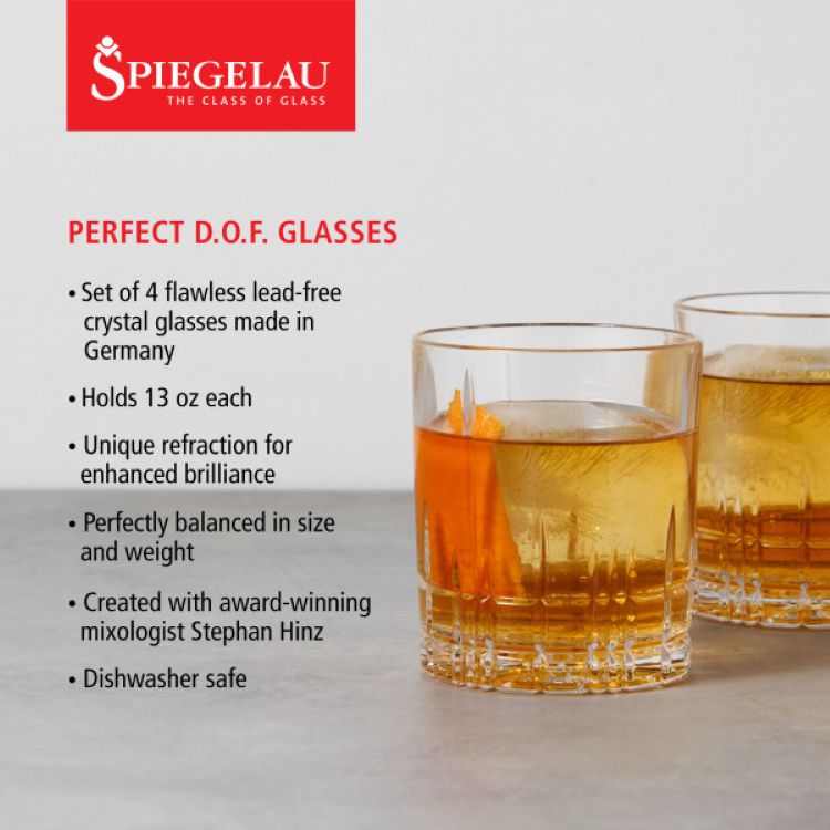Spiegelau 13 oz Perfect D.O.F. Glass, set of 4 1