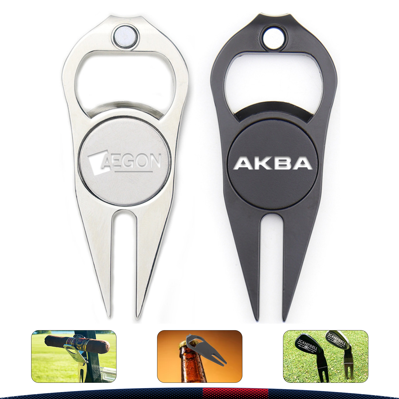 3 in 1 Golf Divot Tool 3
