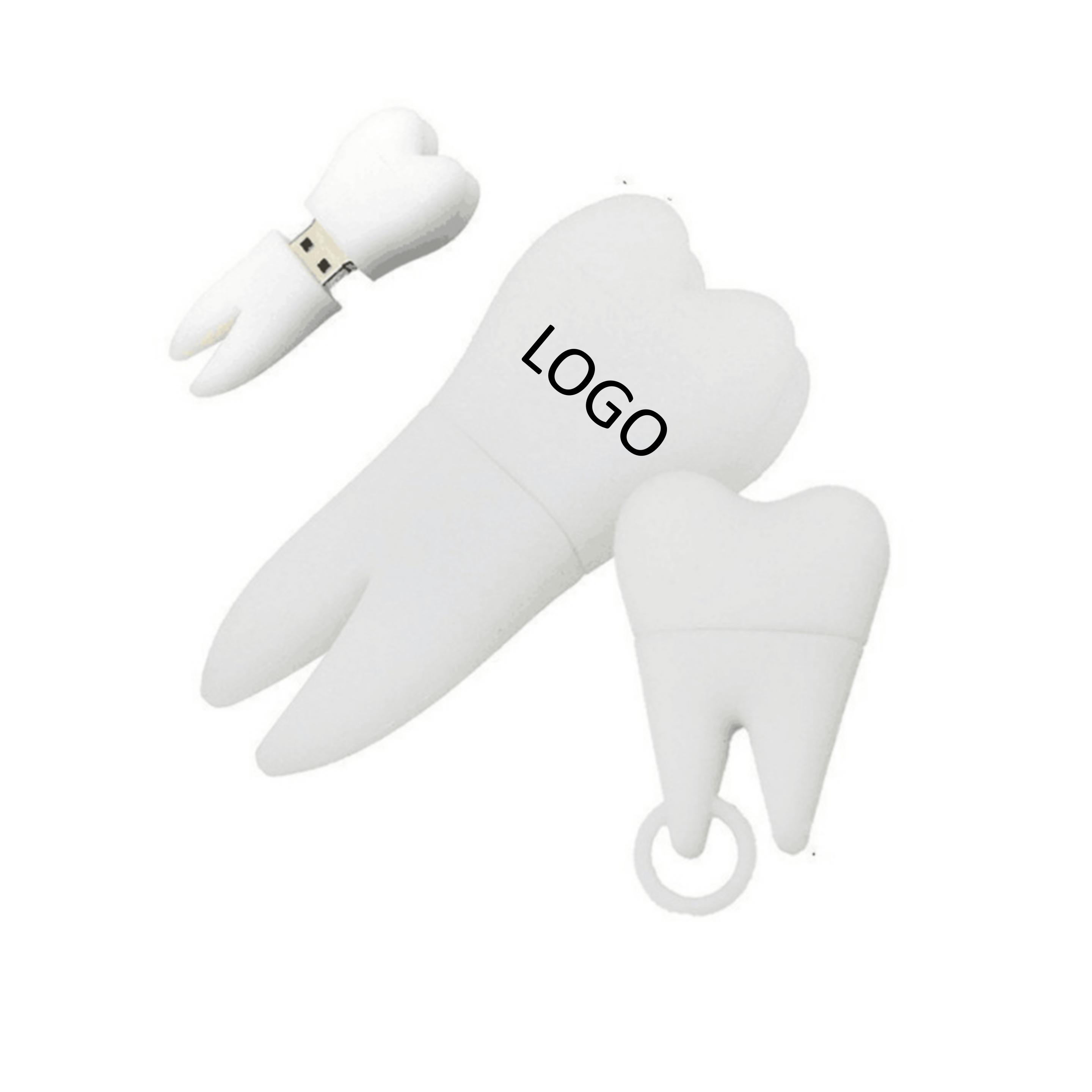 Simulated tooth shaped flash drive 3