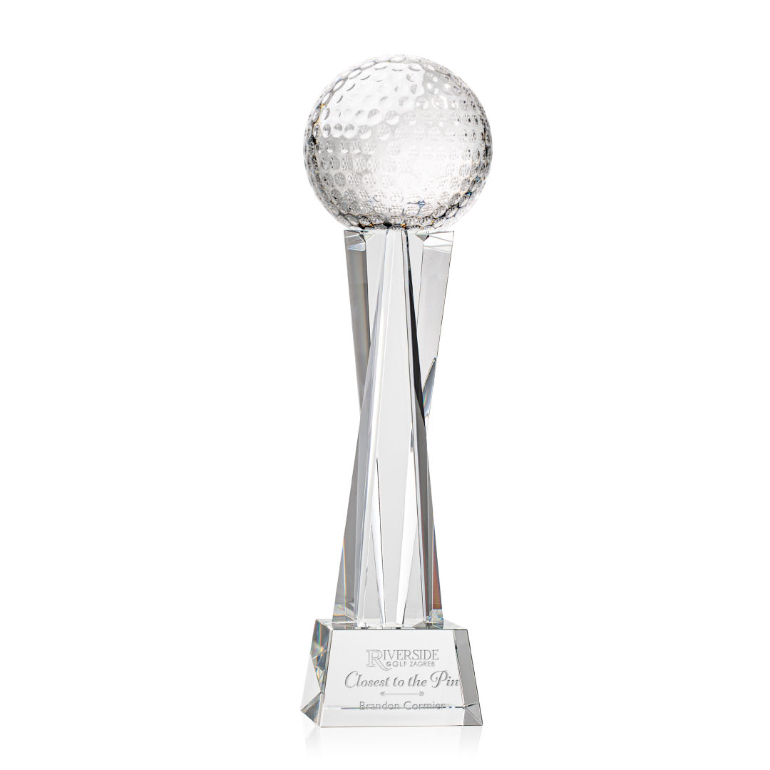 Golf Ball Award on Grafton Base - Clear 7