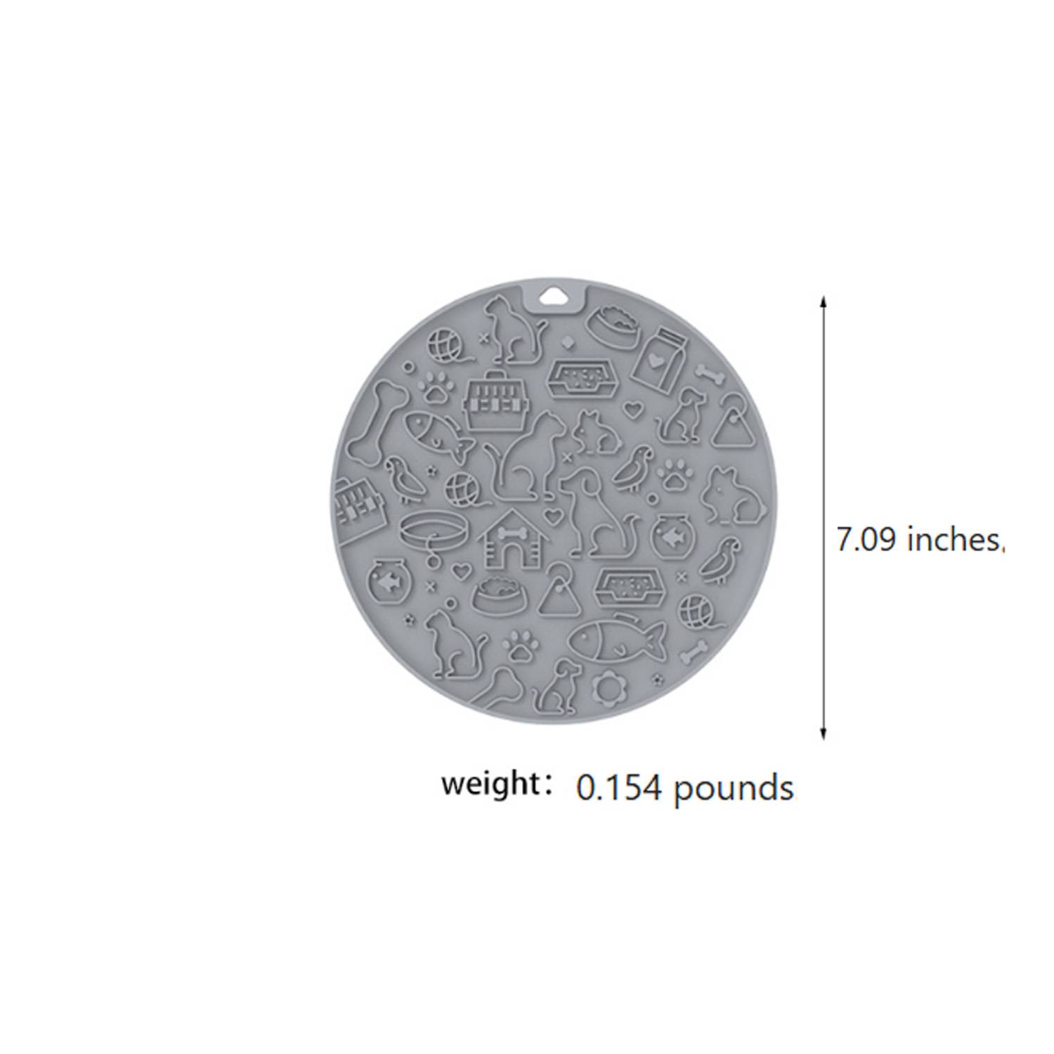 Food-Grade Slow Feeder Silicone Pet Licking Mat 18