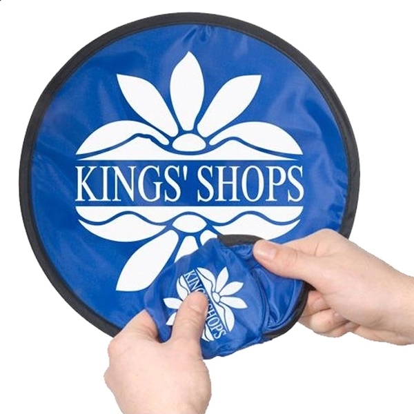 Folding Flying Disc and Fan with storage bag 2