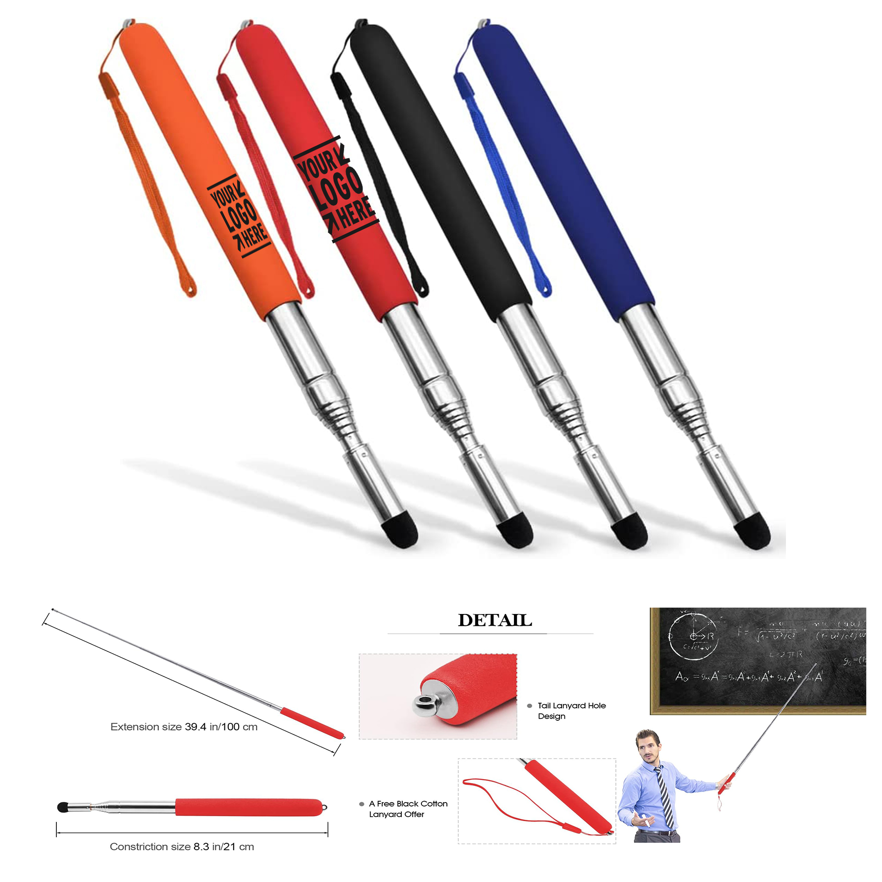 Telescopic Teachers Pointer Teaching Pointer Stick