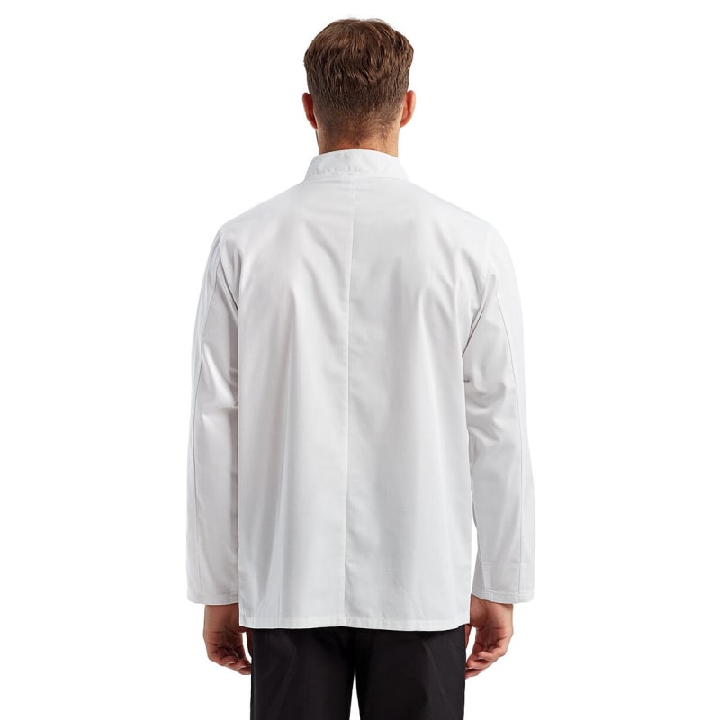 Artisan Collection By Reprime Unisex Long-Sleeve Recycled Chef's Coat 7