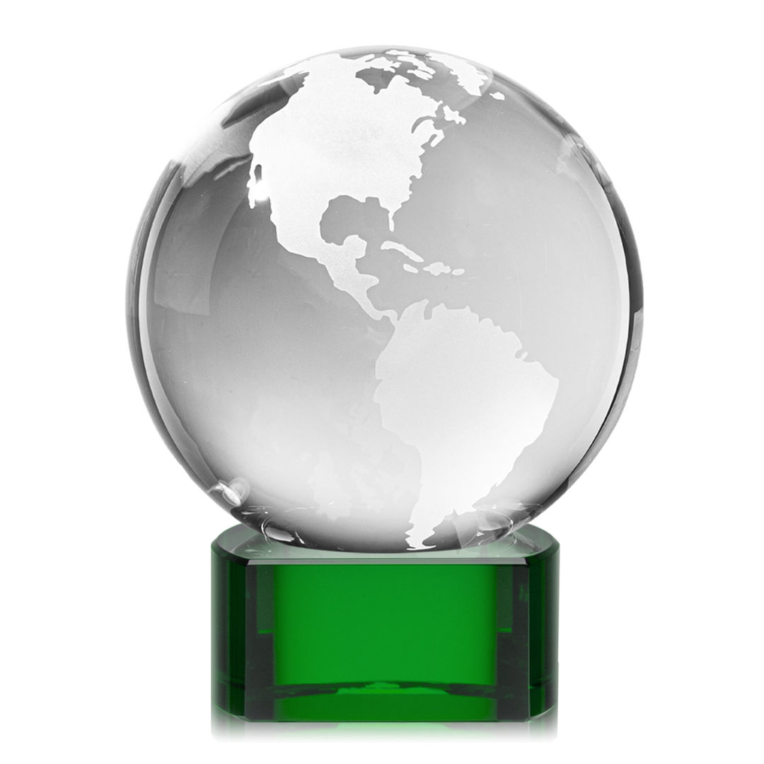 Globe Award on Paragon Base - Green 4