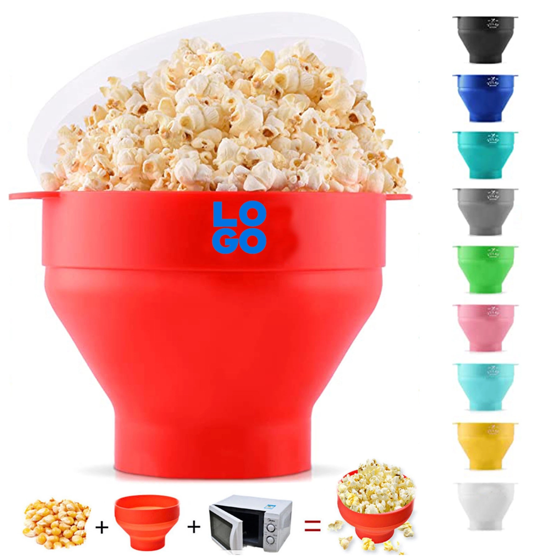 Collapsible Popcorn Maker Bowl 2