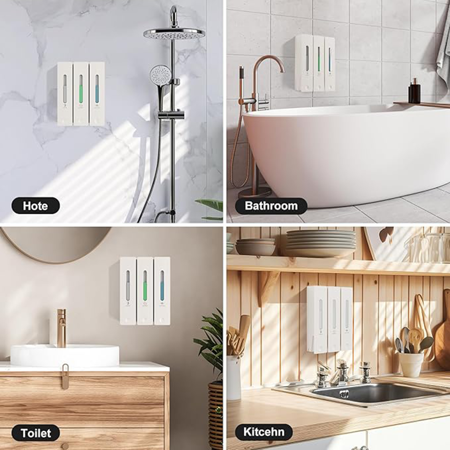 Shampoo and Conditioner Dispenser 6