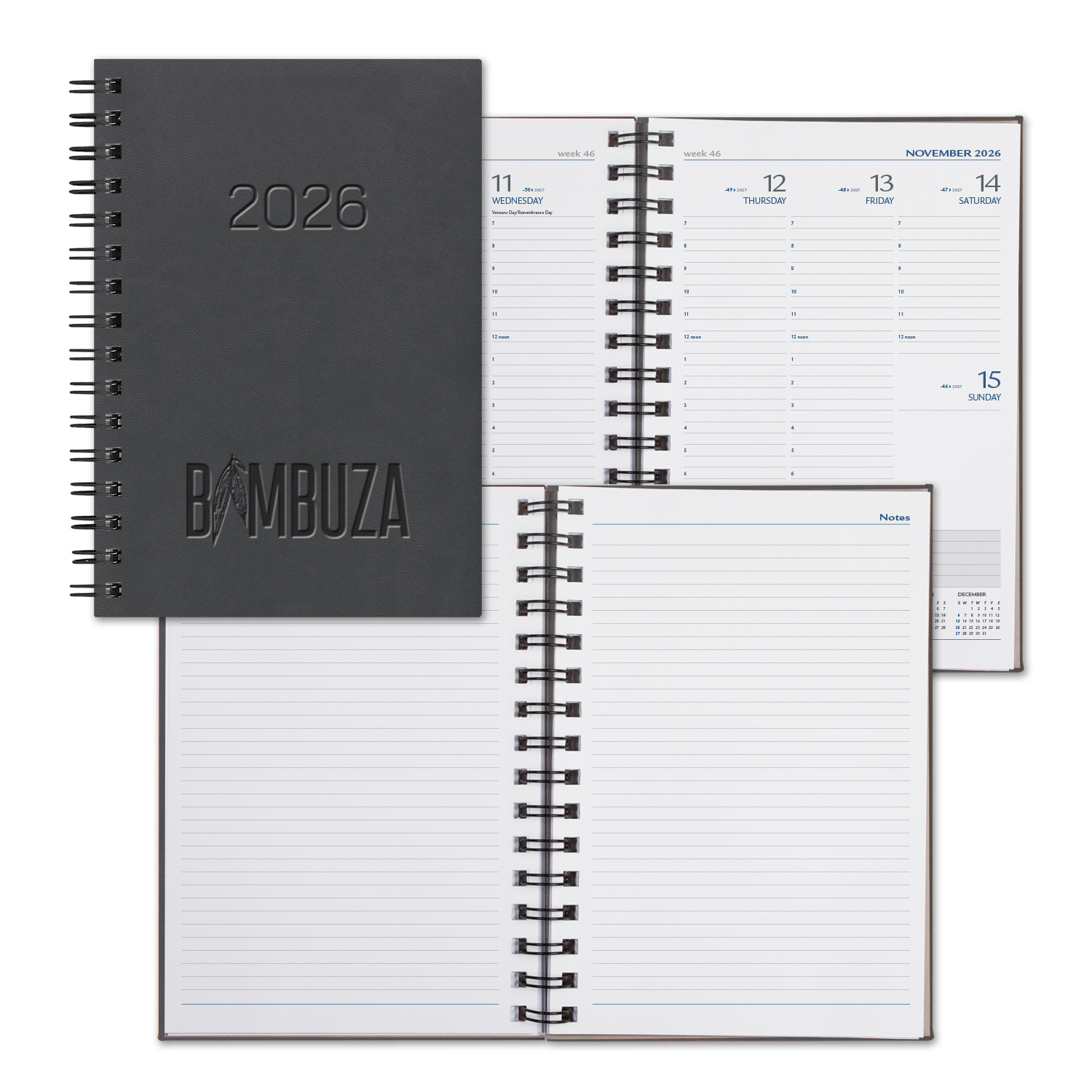 Castelli WireO Tucson Medio White Weekly Diary