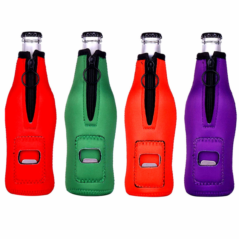 Beer Bottle Insulator Sleeve Keeps Beer Cold with Opener 8