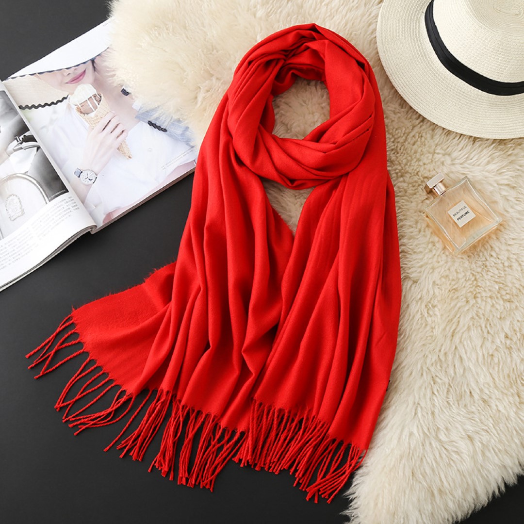 Winter Long Pashmina Scarf 12