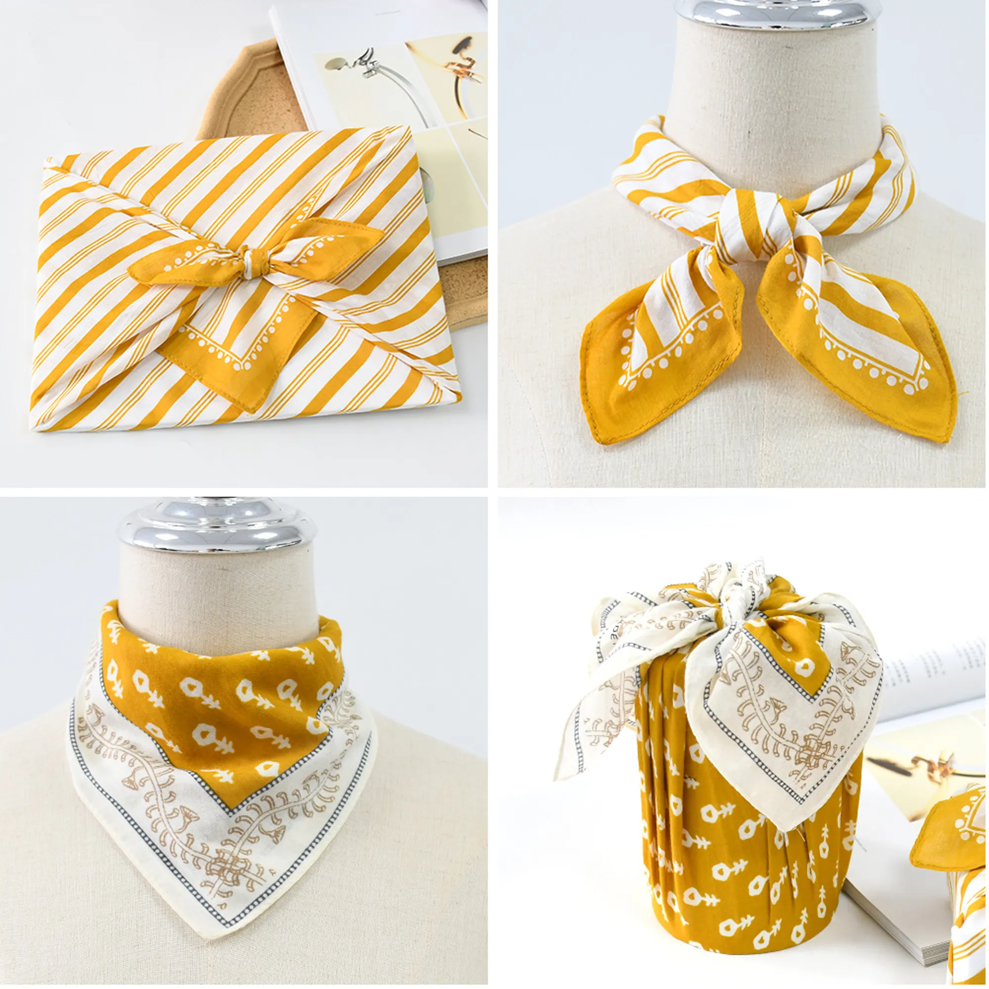 Custom Square Turban Yellow 6