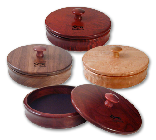 Round Wood Box, 6 1/2 diam. x 2 1/4" 9