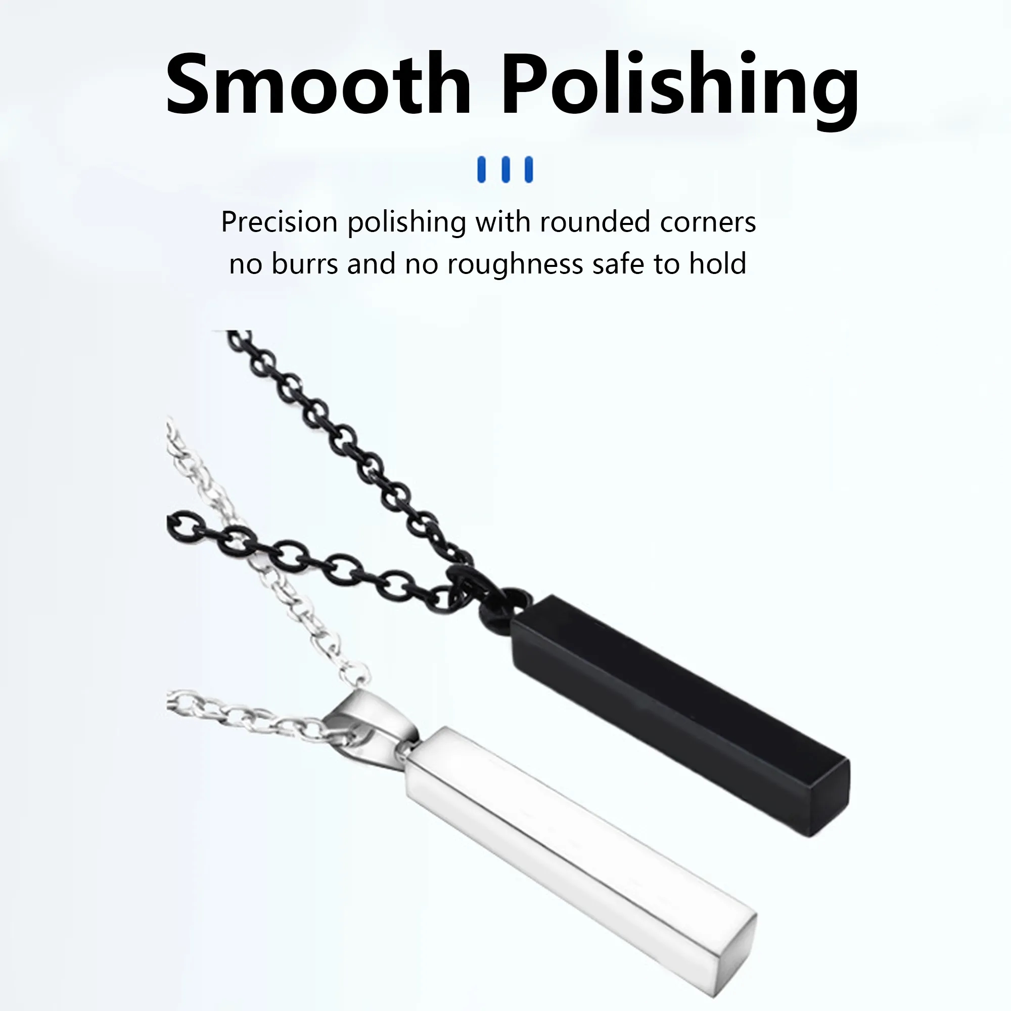 Stainless Steel Wishing Pillar Necklace 2