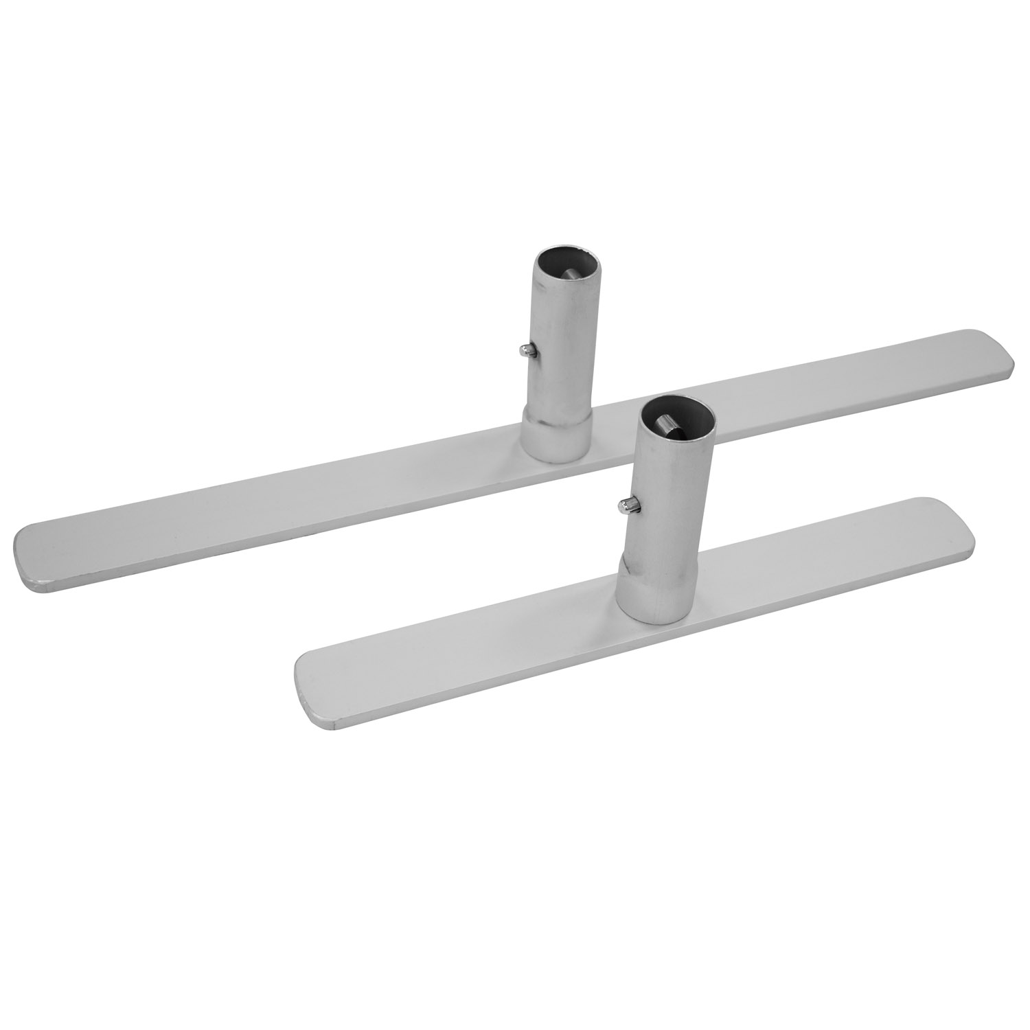 2'W x 4'H  EuroFit™ Tabletop Straight Wall Hardware 4