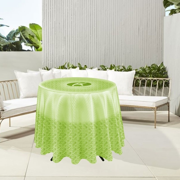 Nexis™ Cafe Table Throw - 31.5" with 27" overhang, Round Table Cloth 2