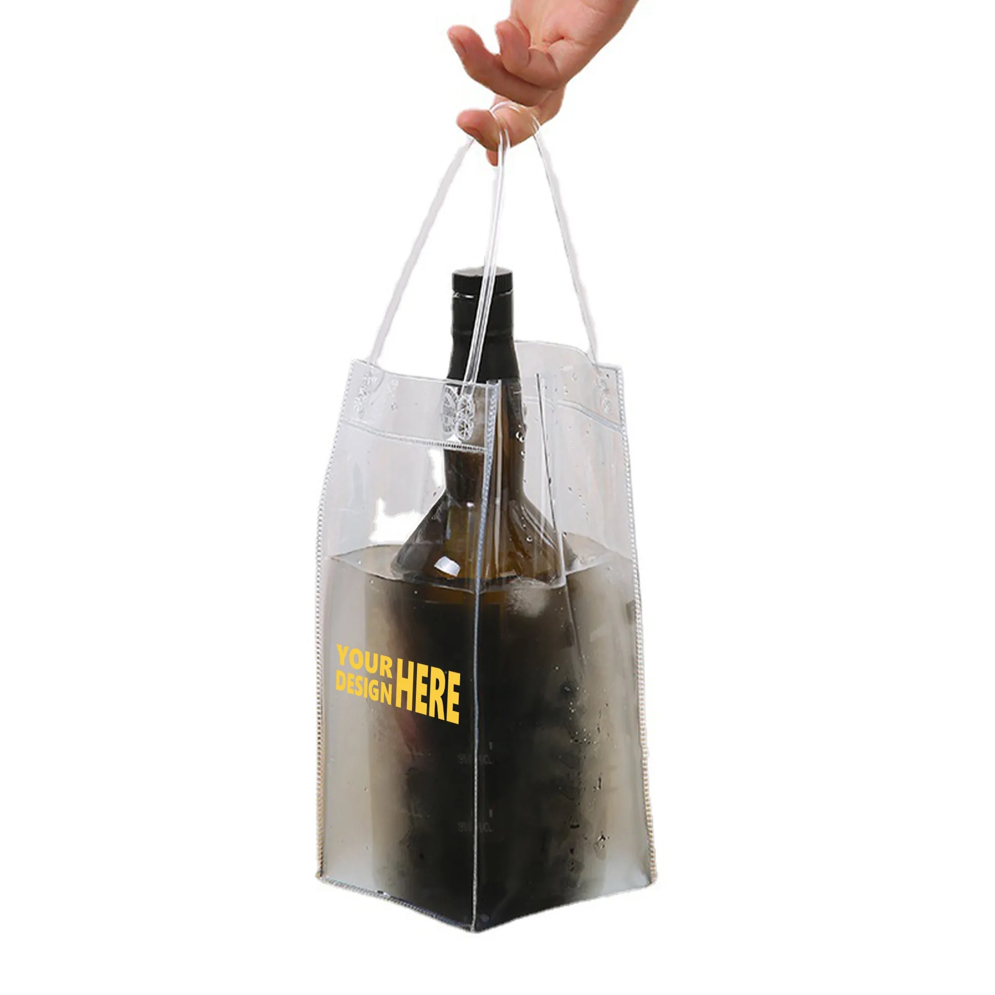 PVC Waterproof Transparent Plastic Tote Bag 3