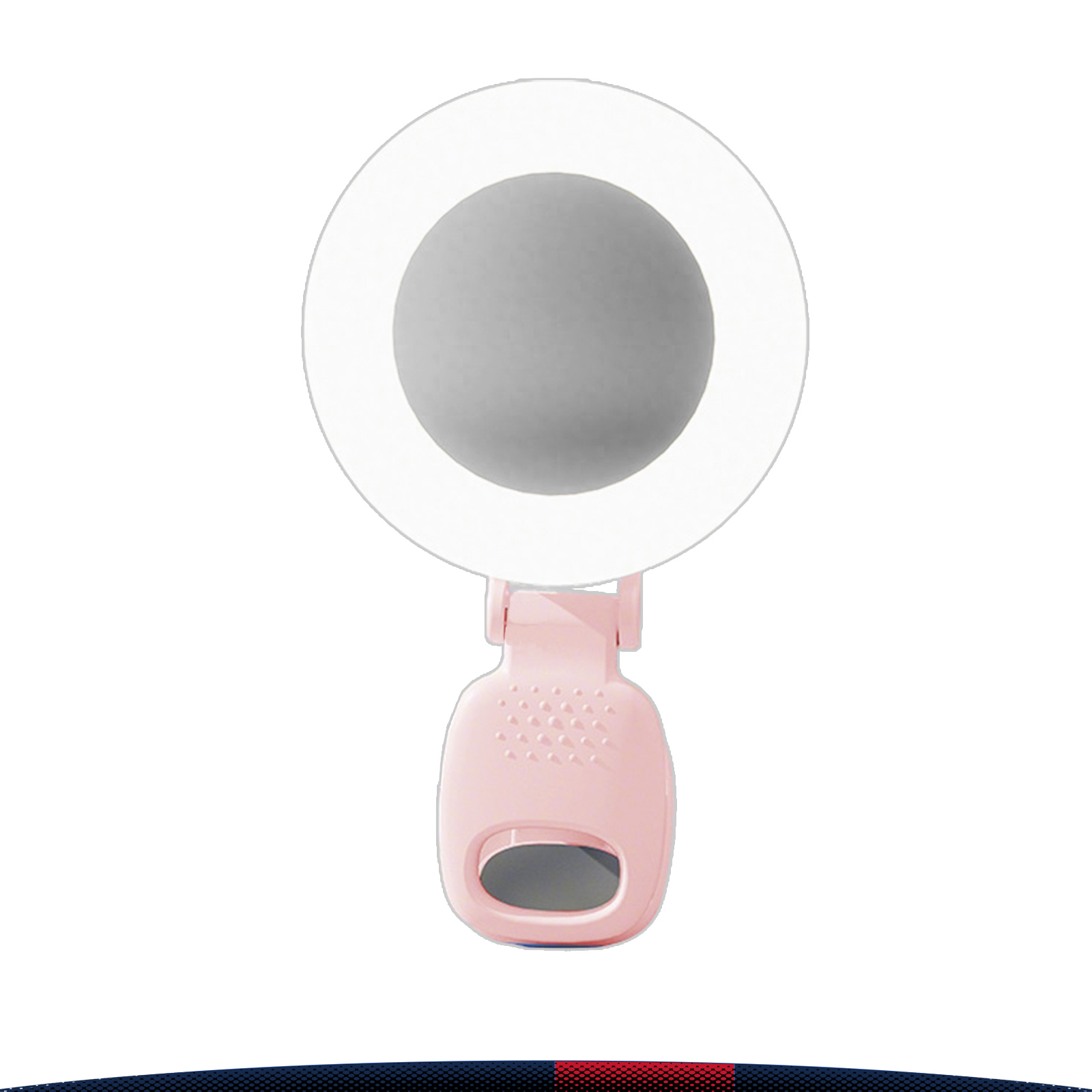 Auralite Clip-On Rechargeable Mirror Selfie Ring Light 2