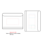 FSC® Mix Millennium Leather Zippered Padfolio 7