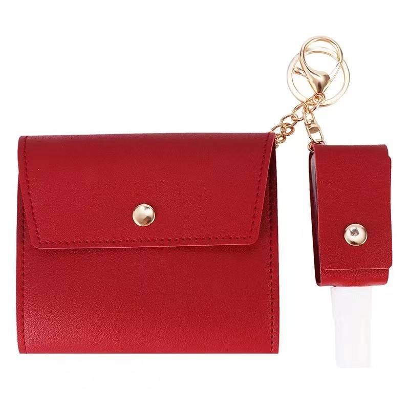 Hand Sanitizer Keychain With Face Mask Holder Case 3
