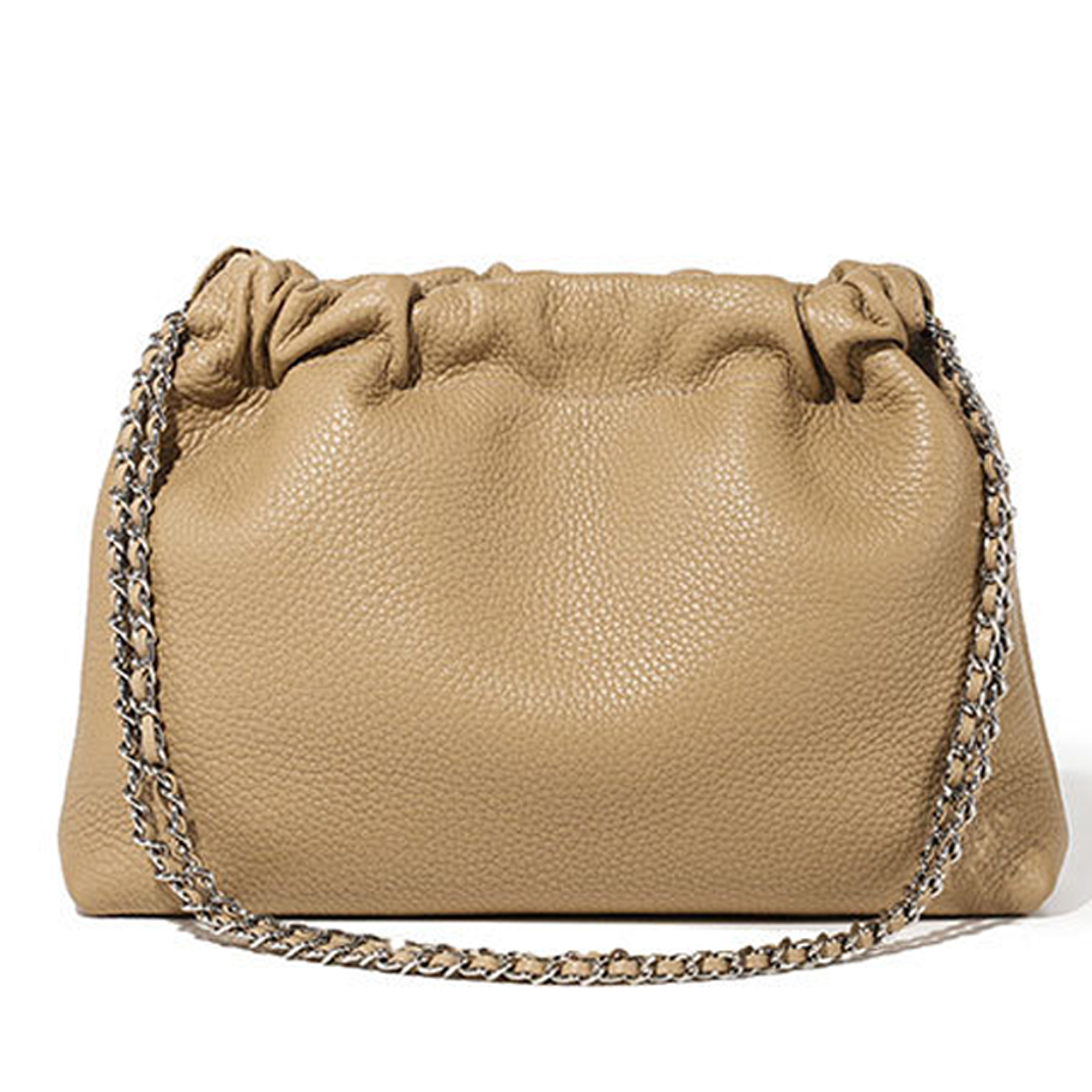 Genuine leather Bucket Shoulder Bag 2