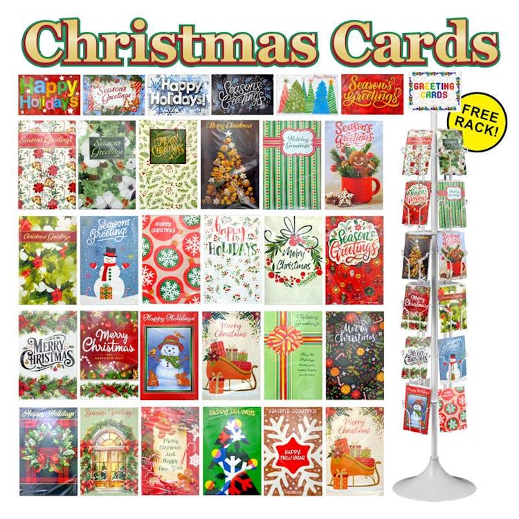 Christmas Card Display - 720 Pieces 1