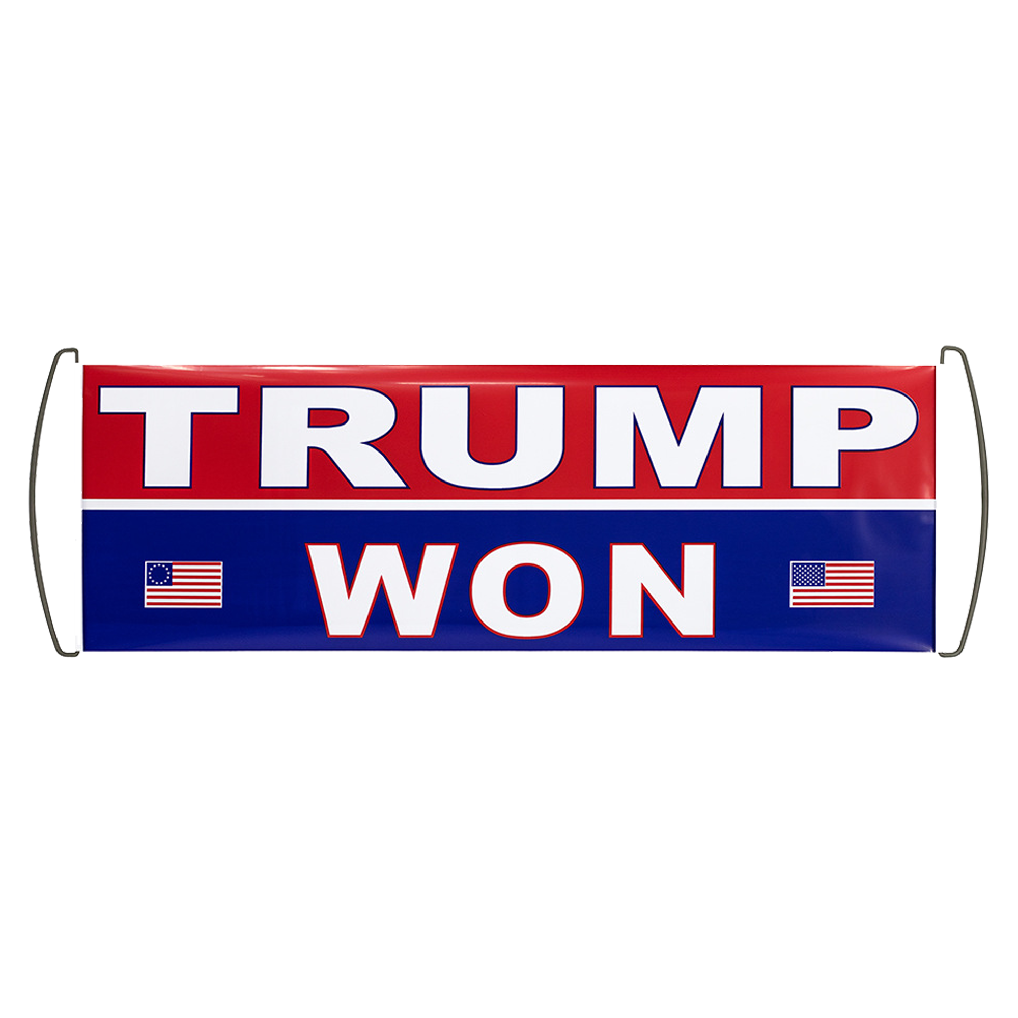 Retractable Hand Pull Flag Reusable Handheld Custom Banner