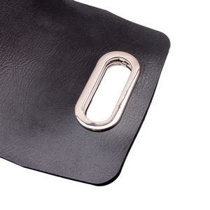 3 Bottle PU Leather Wine Bag With Grape Window And Metal Handle 19