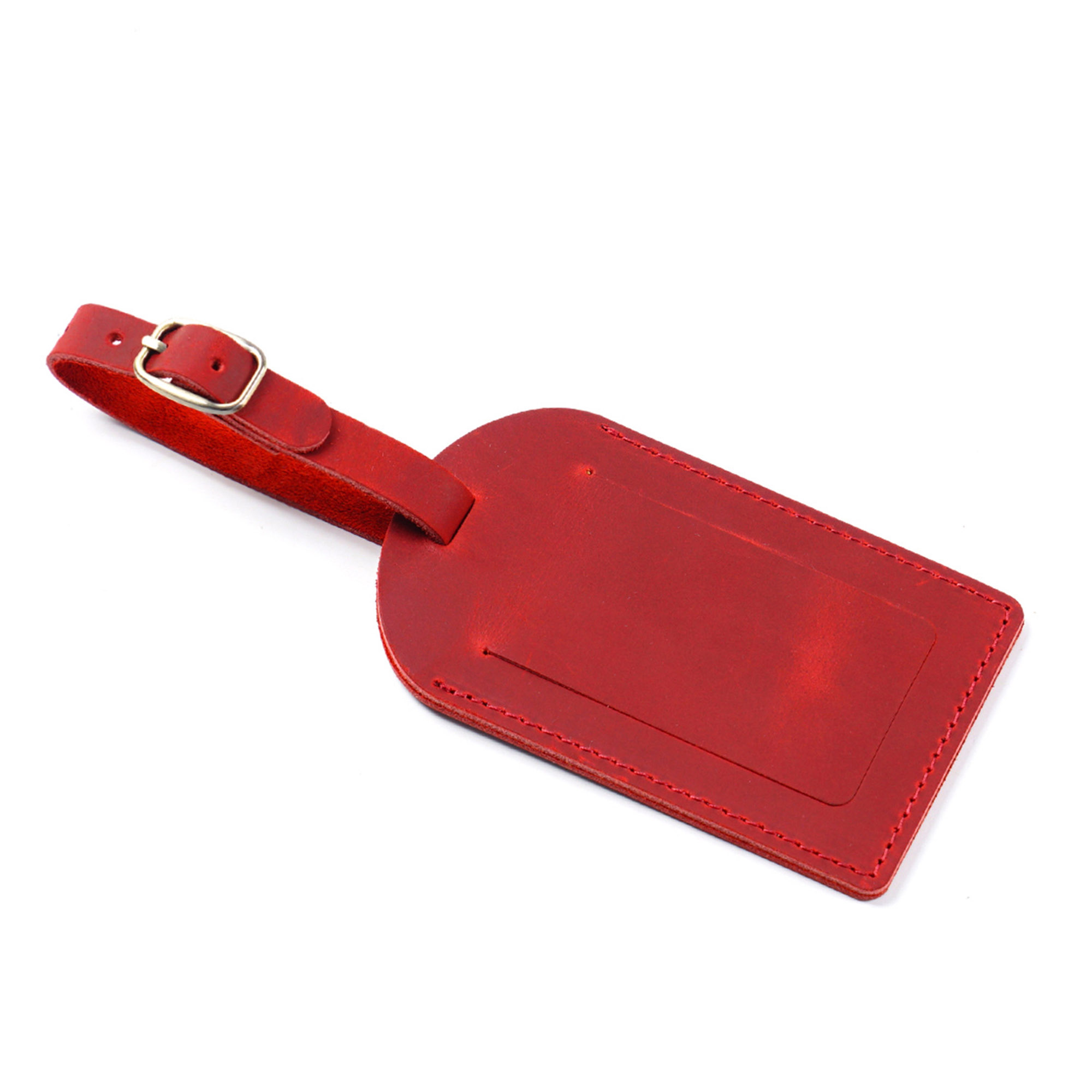 Vintage Genuine Leather Luggage Baggage Tags 8