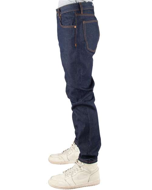 Unisex Denim Straight-Leg Jeans - SHRDJ 15
