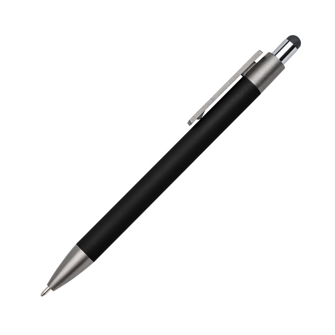 Hughes Metal Pen w/Wood Clip & Black Refill 12