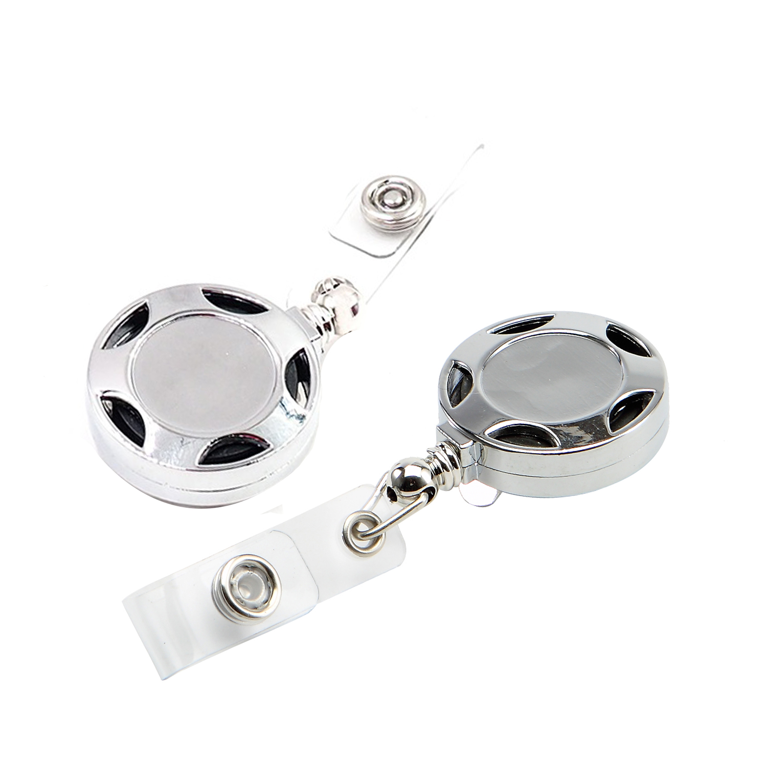 Round Shape Metal Retractable Badge Reel 3