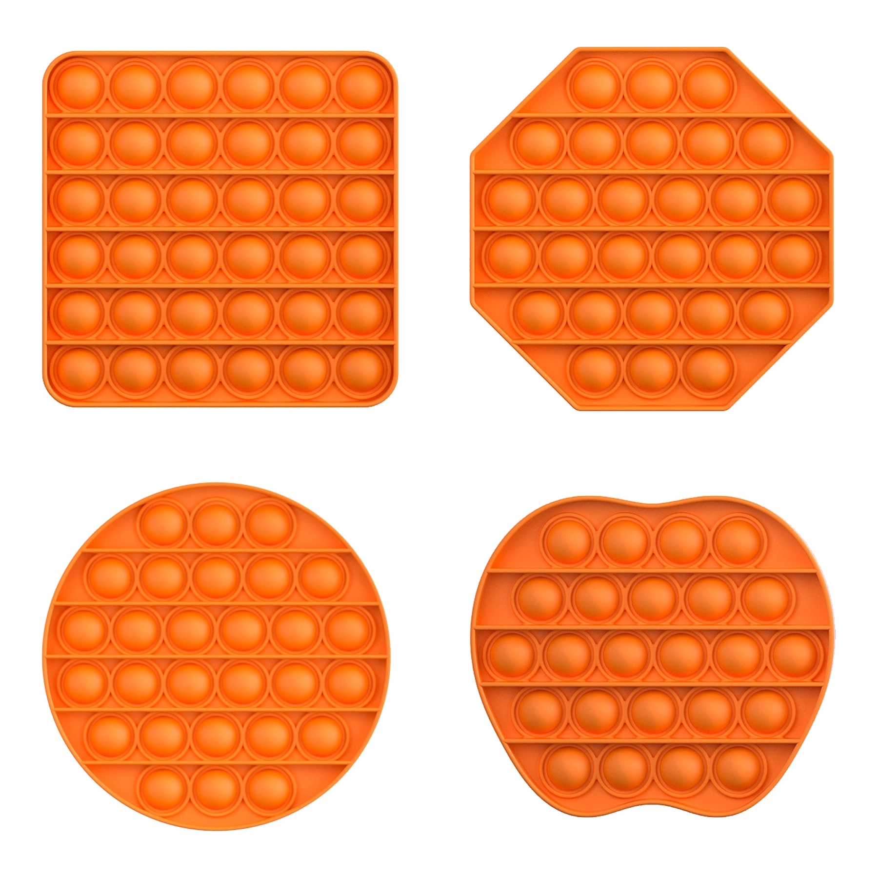 Silicone Push pop Bubble Fidget Toy Relieve Emotional Stress 4