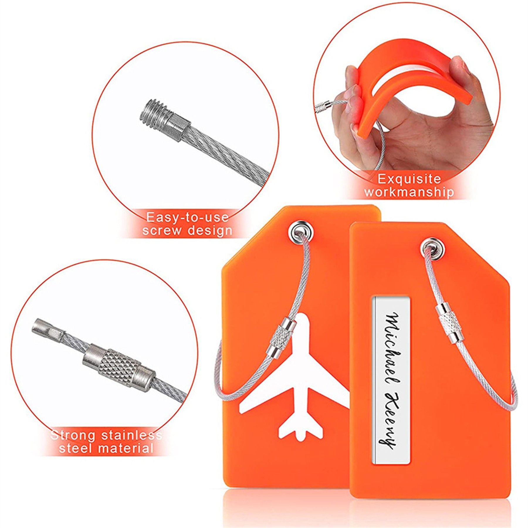 Silicone Luggage Tag 2