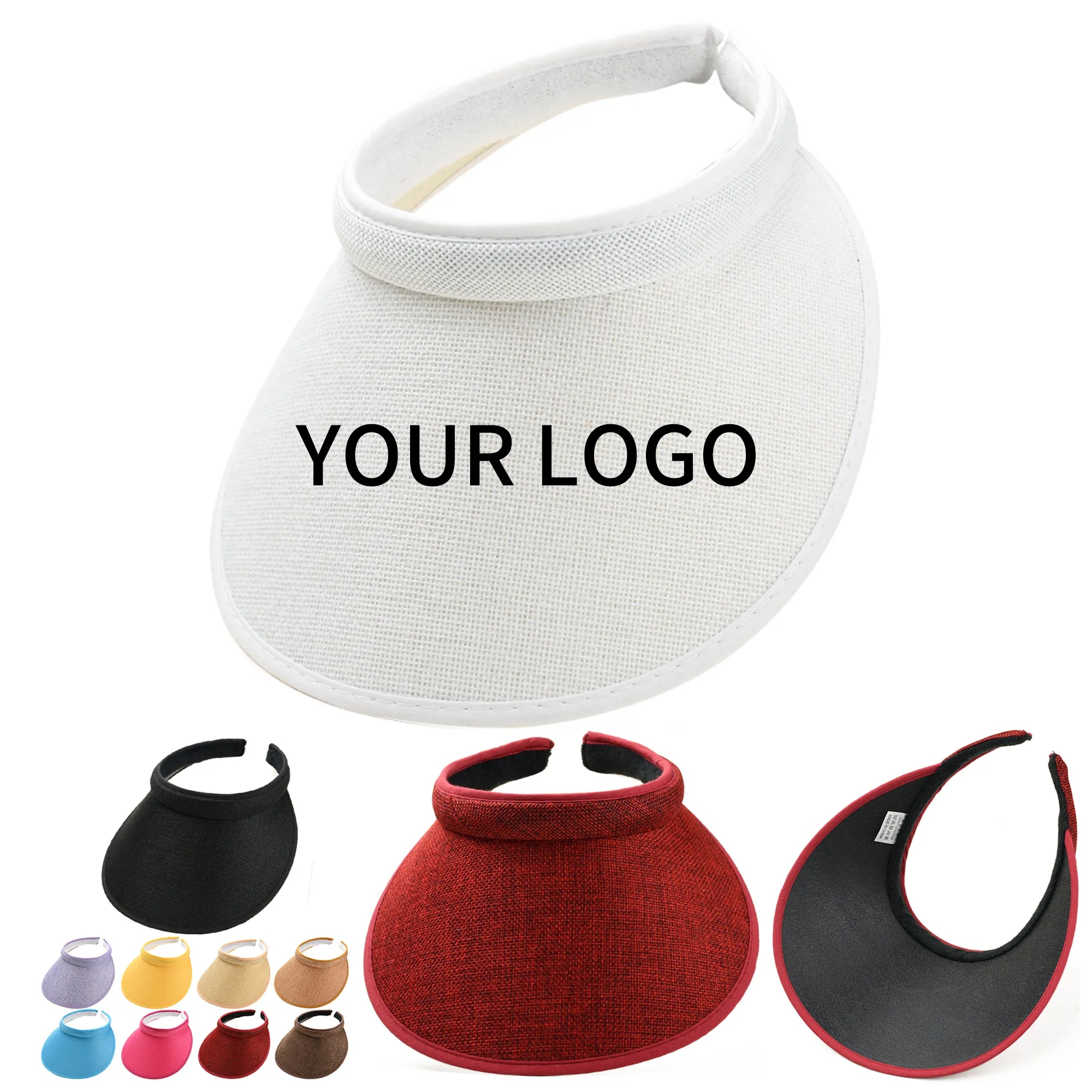 Linen Sun Visor 2