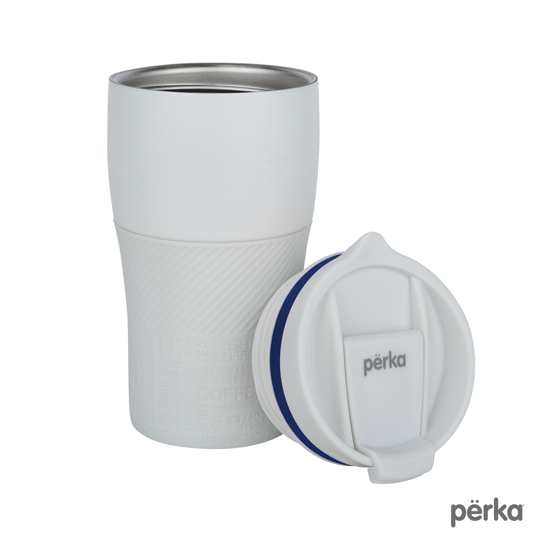 Perka® Cortado 12 oz. Double Wall Recycled Stainless Steel Coffee Tumbler 212