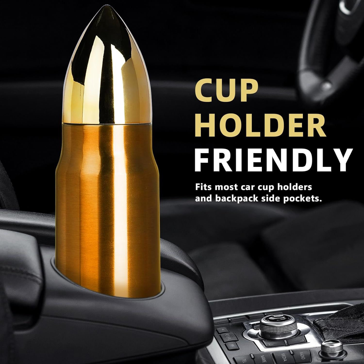 Bullet Water Bottle Tumbler - 17 Oz. (Double Walled) 3