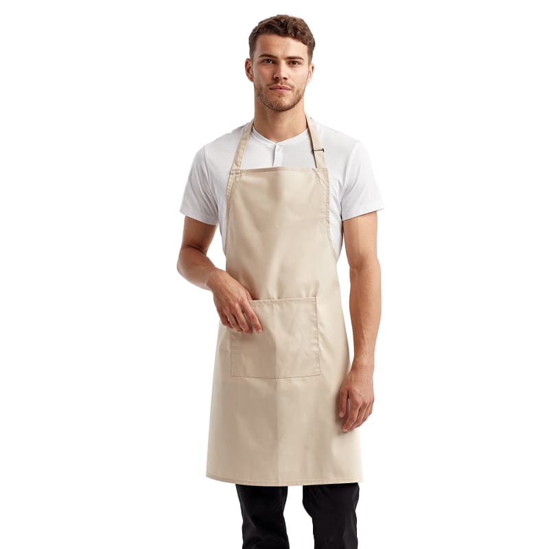 Artisan Collection By Reprime Unisex 'Colours' Recycled Bib Apron With Pocket 61