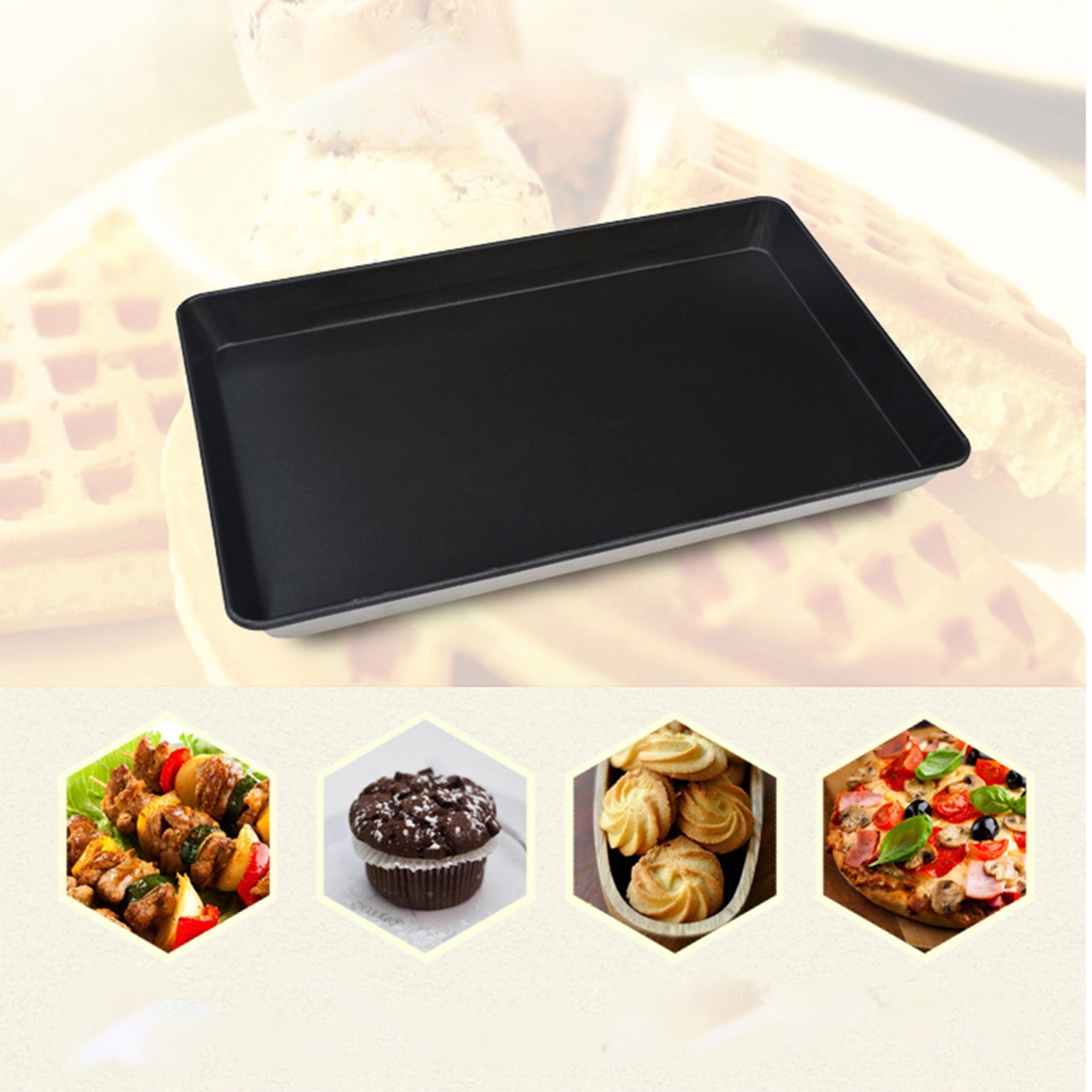 Fillet High Side Cookies Baking Tray 1