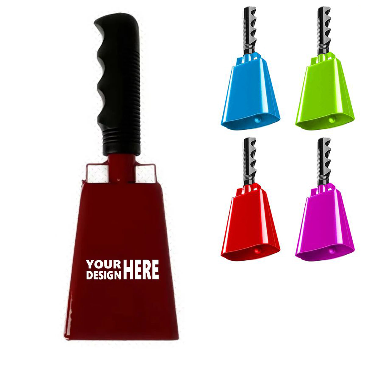 Cow Bells Noise Makers with Handle 2