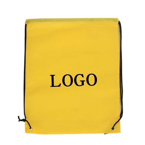 Non Woven Drawstring Sportpack, custom drawstring bag with logo imprint 7