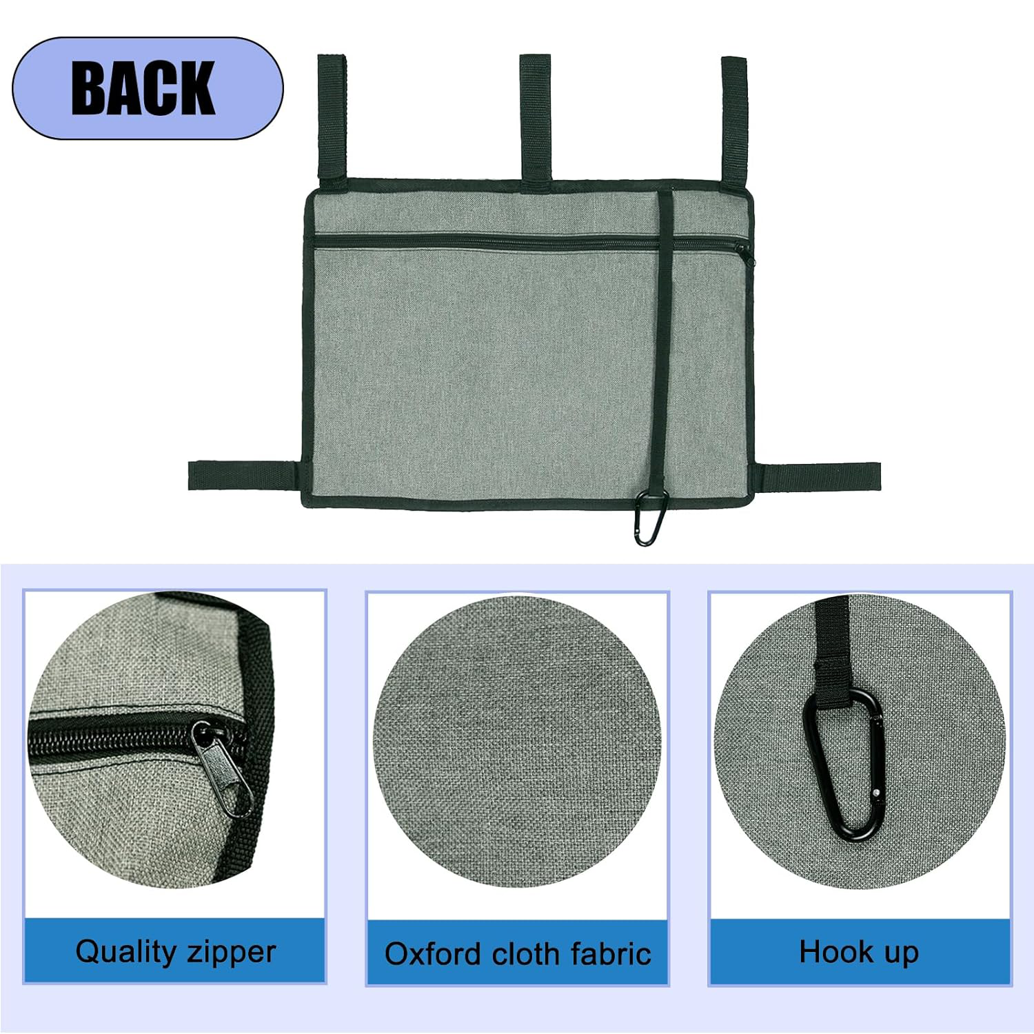 Multi-Pocket Walker Bag with Cup Holder 4
