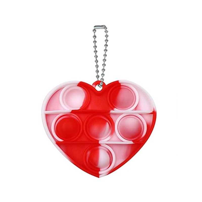 Mini Push Pop Bubble Toy Keychain 1