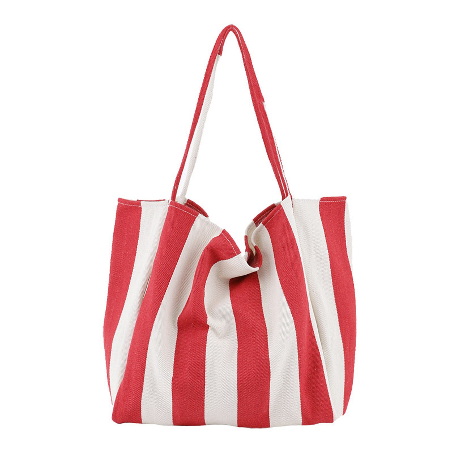 Stripes Canvas Handbag 8
