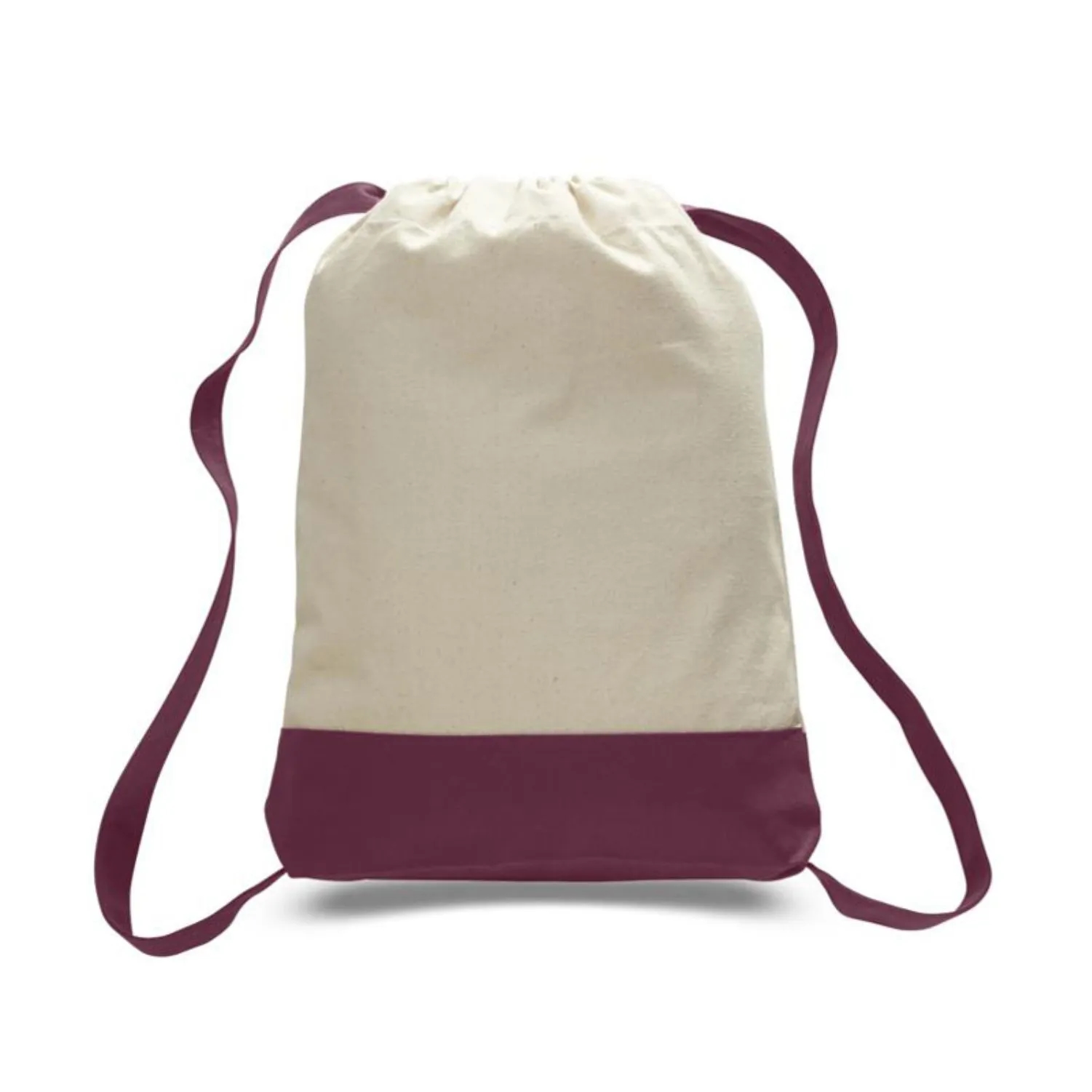 Cotton Canvas Two Tone Sport Backpack 4